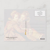 Magdalena en Jan-Baptist de Vos Briefkaart (Achterkant)