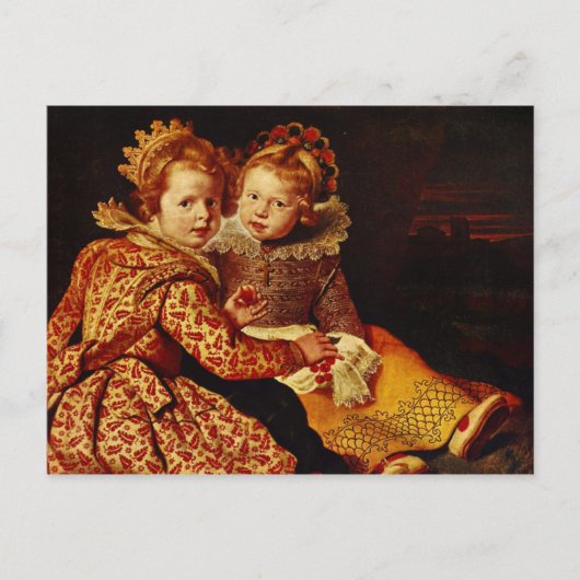Magdalena en Jan-Baptist de Vos Briefkaart (Voorkant)