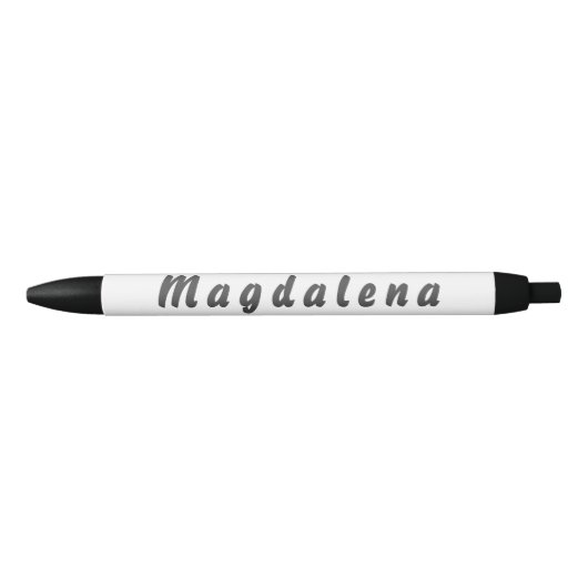 Magdalena Kugelschreiber Zwarte Inkt Pen (Voorkant)