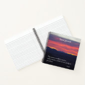 Magdalena, New Mexico zonsondergang - Reizen Notitieboek (Binnen)