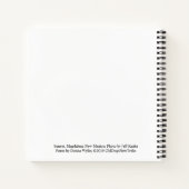 Magdalena, New Mexico zonsondergang - Reizen Notitieboek (Achterkant)