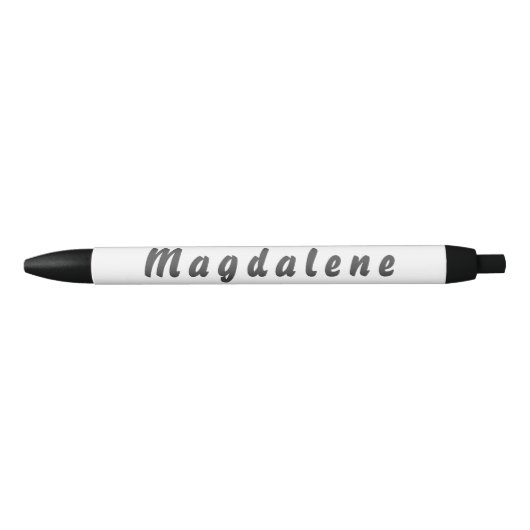 Magdalene Kugelschreiber Zwarte Inkt Pen (Voorkant)