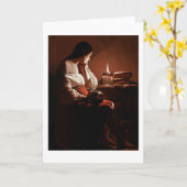 Magdalene met de rookvlam La Tour Kaart (Gele Bloem)