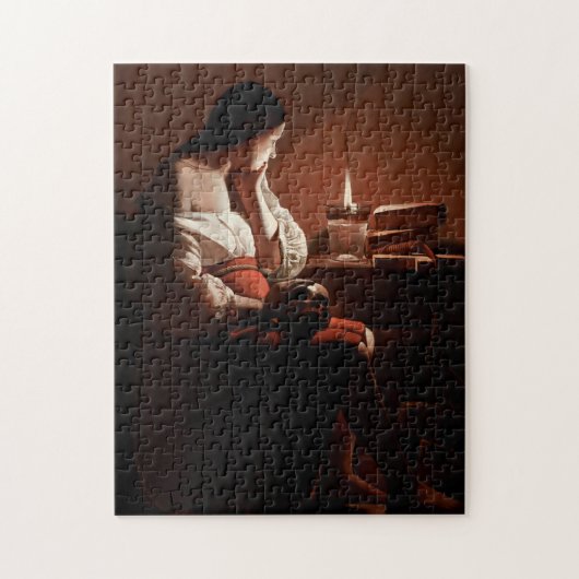Magdalene met de rookvlam La Tour Legpuzzel (Verticaal)