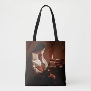 Magdalene met de rookvlam La Tour Tote Bag