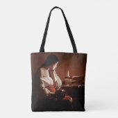 Magdalene met de rookvlam La Tour Tote Bag (Achterkant)