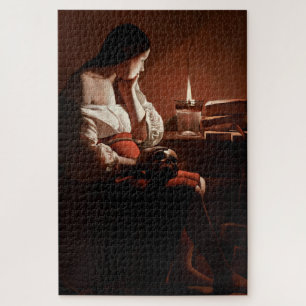 Magdalene with the Smoking Flame, La Tour Legpuzzel