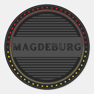 Magdeburg City Pride Embleem – Duitse identiteit Ronde Sticker