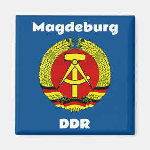 Magdeburg, DDR, Magdeburg, Duitsland - Oost-Duits Magneet