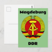 Magdeburg, DDR, Magdeburg, Duitsland (Ossi) Briefkaart (Voorkant / Achterkant)