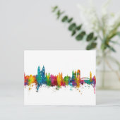 Magdeburg Germany Skyline Briefkaart (Staand voorkant)
