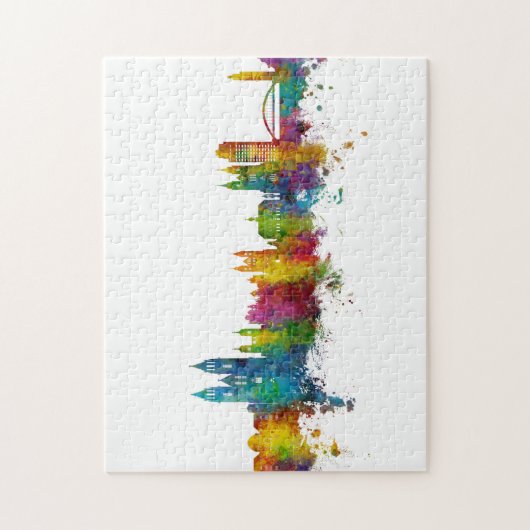 Magdeburg Germany Skyline Legpuzzel (Verticaal)