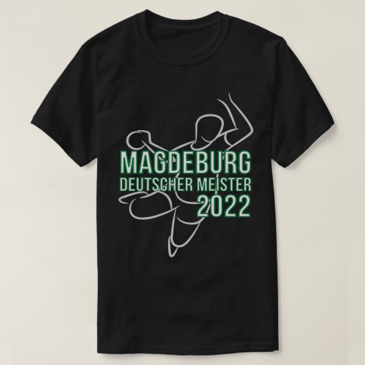 Magdeburg Handball Fan Jersey German Champion 2022 T-shirt (Design voorkant)