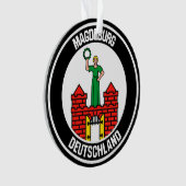 Magdeburg Round Emblem Ornament (voorkant)