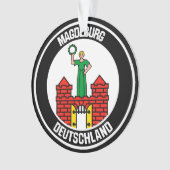 Magdeburg Round Emblem Ornament (voorkant)