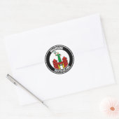 Magdeburg Round Emblem Ronde Sticker (Envelop)