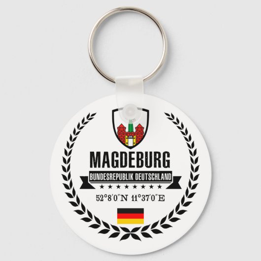 Magdeburg Sleutelhanger (Voorkant)