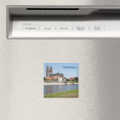 Magdeburg uitzicht foto magneet (Insitu (Vaatwasser))