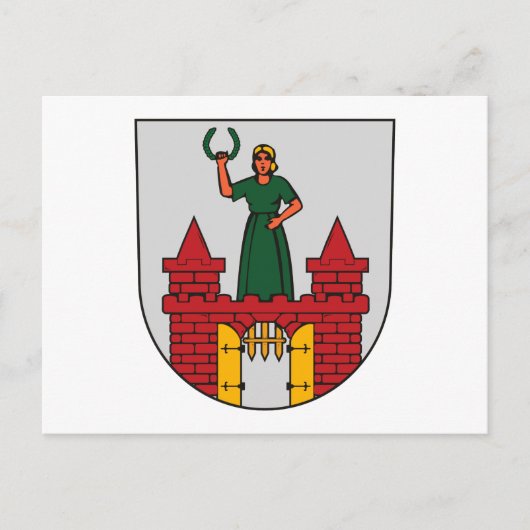 Magdeburg wapenschild Briefkaart (Voorkant)