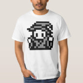 Mage 16x16 Sprite Pixel Art T-Shirt (Voorkant)