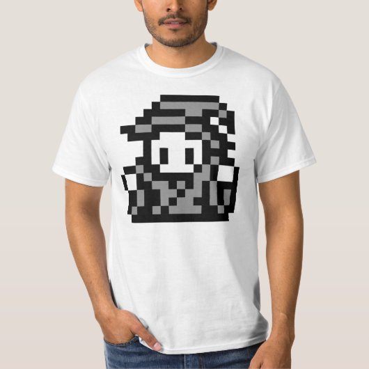 Mage 16x16 Sprite Pixel Art T-Shirt (Voorkant)