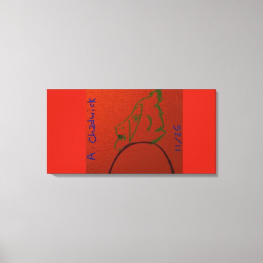 Mage Elder Character Art Canvas Afdruk (Voorkant)