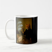 Mage Kat Meme Kat Exorcisme Muis Grappige Fantasy Koffiemok (Links)
