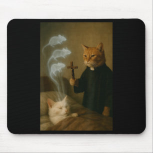 Mage Kat Meme Kat Exorcisme Muis Grappige Fantasy Muismat