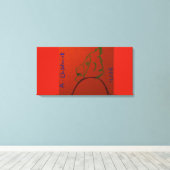 Mage Oudere Karakter Kunst Canvas Afdruk (Insitu (Houten vloer))