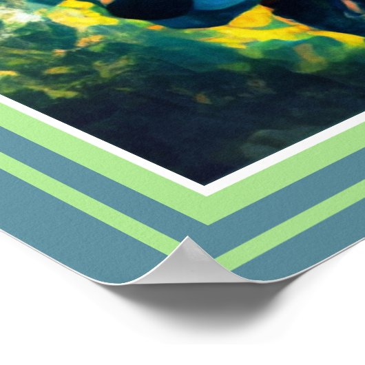 Mage Riding a Wolf Poster (Hoek)