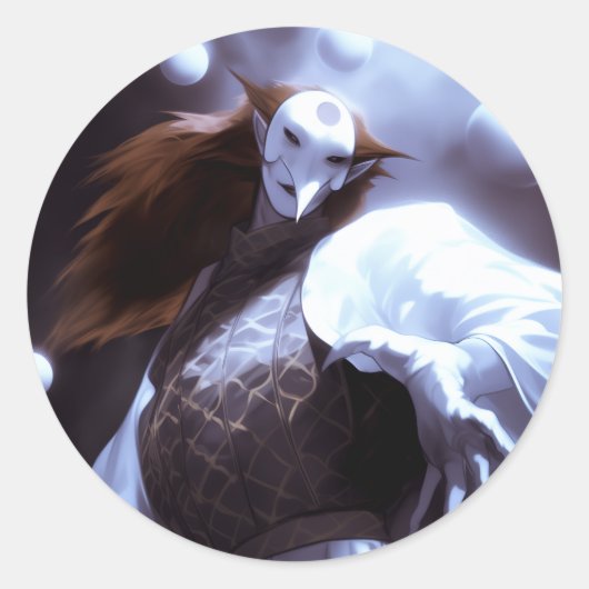 Mage Ronde Sticker (Voorkant)