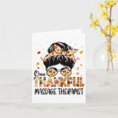 Mage Therapeut Een Dankbare Thanksgiving Herfst Au Kaart (Gele Bloem)