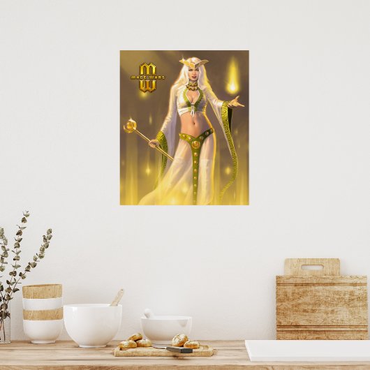 Mage Wars® Priestess of Westlock Poster (20x24) (Keuken)