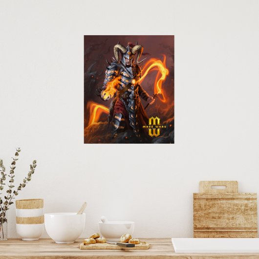 Mage Wars® Warlock Poster (20x24) (Keuken)