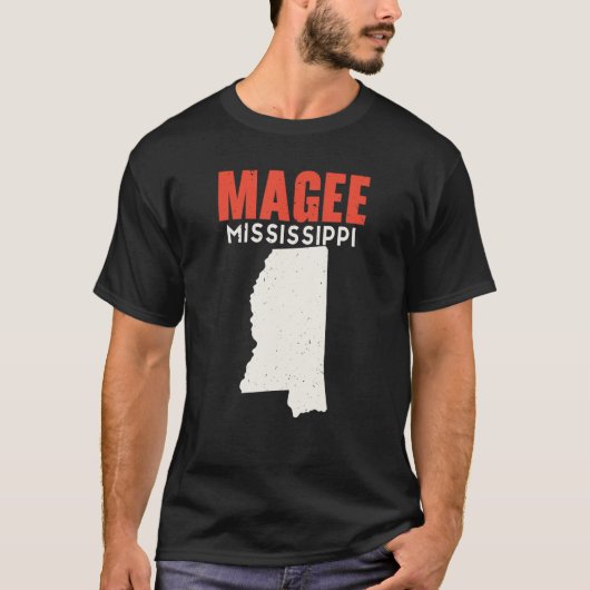 Magee Mississippi USA State America Travel Mississ T-shirt (Voorkant)