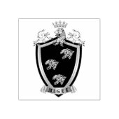Magee Wapen Houten Stempel (Afrduk)