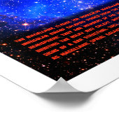 Magelhaense Wolken Poster (Hoek)