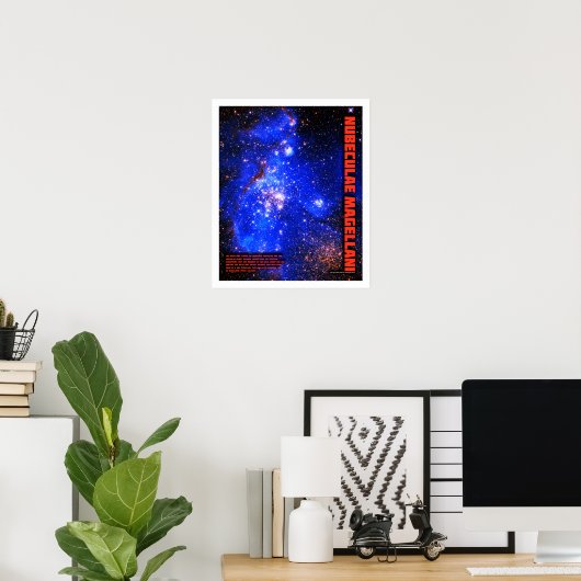 Magelhaense Wolken Poster (Thuiskantoor)