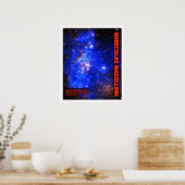 Magelhaense Wolken Poster (Keuken)