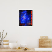 Magelhaense Wolken Poster (Keuken)