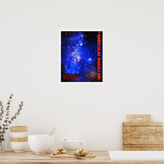 Magelhaense Wolken Poster (Keuken)