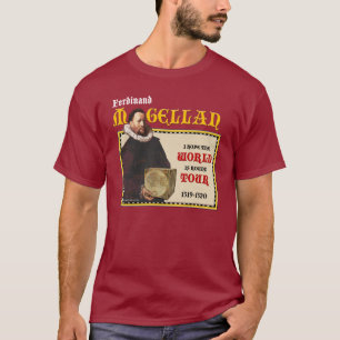 Magellan 1519 Round World Tour (Dark van Mannen) T-shirt