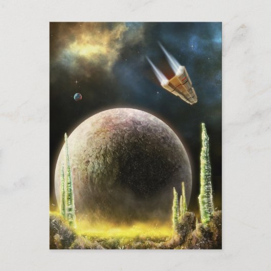 Magellan Explorer - Universe Surface | SF Art. Briefkaart (Voorkant)