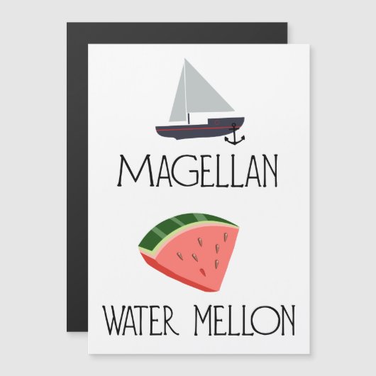 Magellan Water Melon (Voorkant / Achterkant)