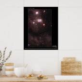 Magellanic Cloud DEM L 106 Hubble Telescope Poster (Keuken)
