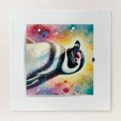 Magellanic Penguin 190724AREF124 - Watercolor Legpuzzel (Horizontaal)