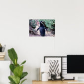Magellanic Penguin in Peninsula Valdes - Argentini Poster (Thuiskantoor)
