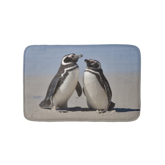 Magellanic Pinguïns Badmat (Kies Je Kleur) (Voorkant)