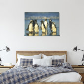 Magellanische pinguïns, Sfeniscus Canvas Afdruk (Insitu (Slaapkamer))