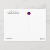 Magellans schip Victoria, Antiek kaart Stille Ocea (Achterkant)